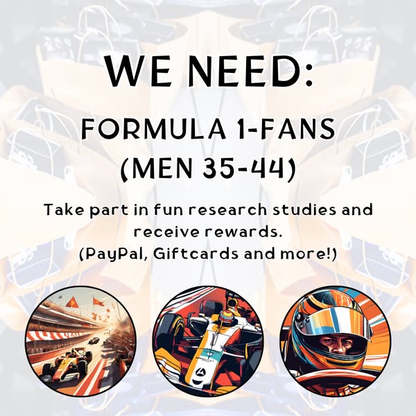 We are looking for Formula 1-fans. You can keep everything you get!